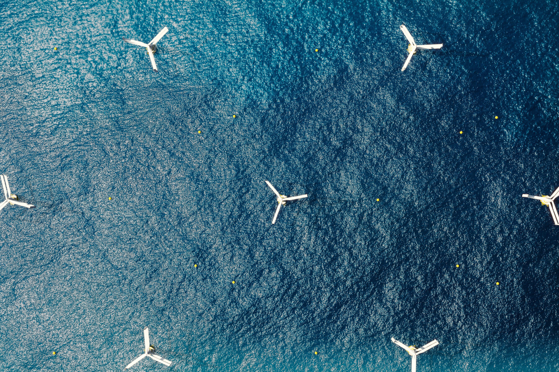 SeaTwirl S2 Windfarm from above